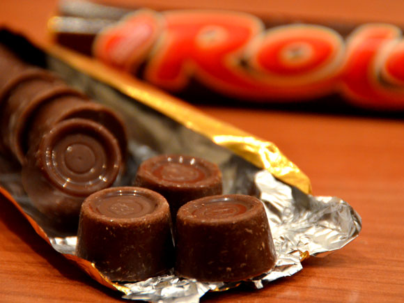 Rolo stuffed cookies