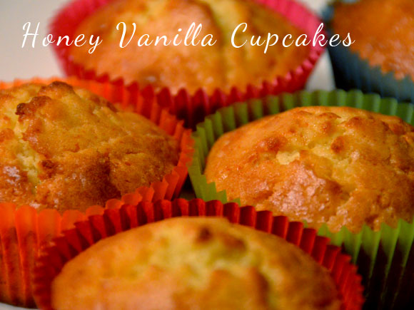 Honey Vanilla Cupcakes