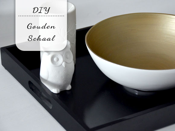 Gouden schaal DIY