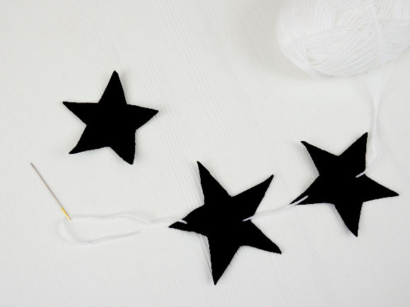 DIY: kerstslinger van vilt