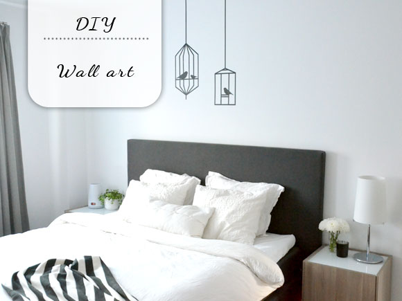 DIY: washi wall art