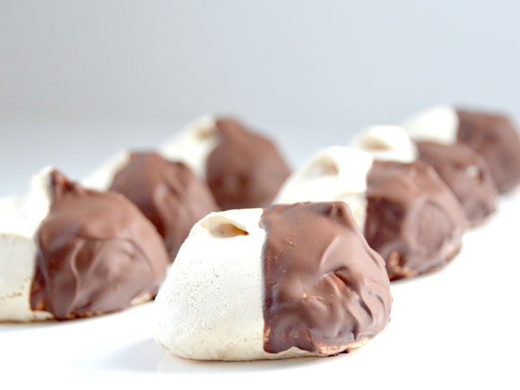 Mokka meringues met chocola