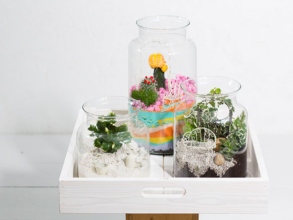 DIY: Minituintjes voor in huis