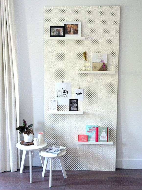 DIY: Pronkrek van gaatjesboard