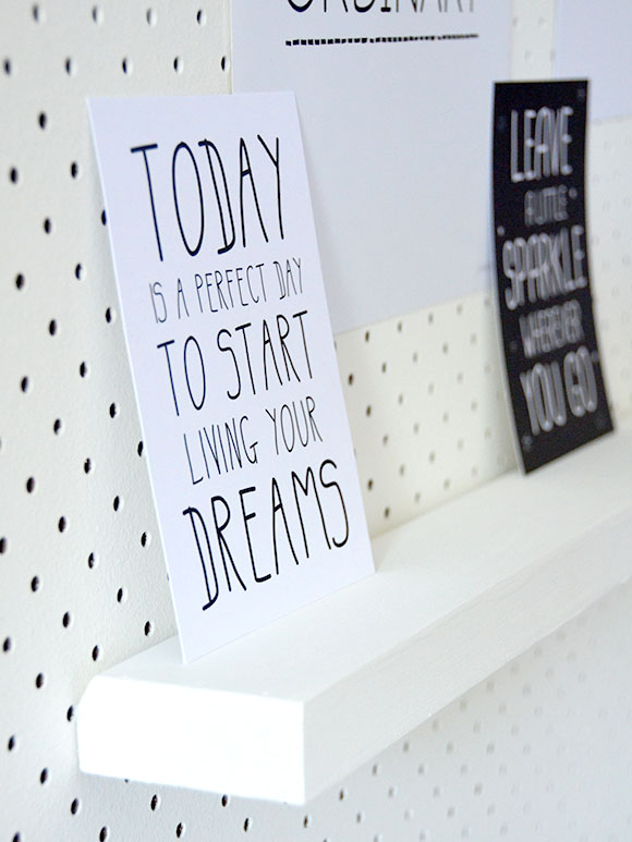 DIY: Pronkrek van gaatjesboard