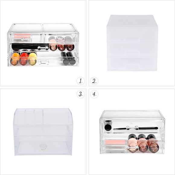 Handige make-up organizers