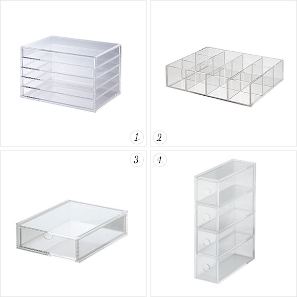 Handige make-up organizers