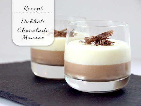 Makkelijke dubbele chocolademousse