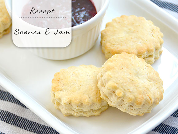 Makkelijke scones met suikervrije jam