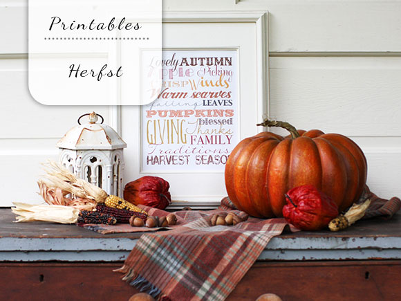 De leukste herfst printables