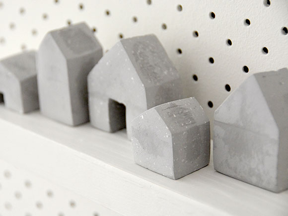 DIY: Huisjes met betonlook