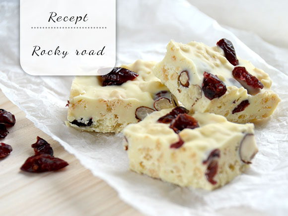 Rocky Road van witte chocola