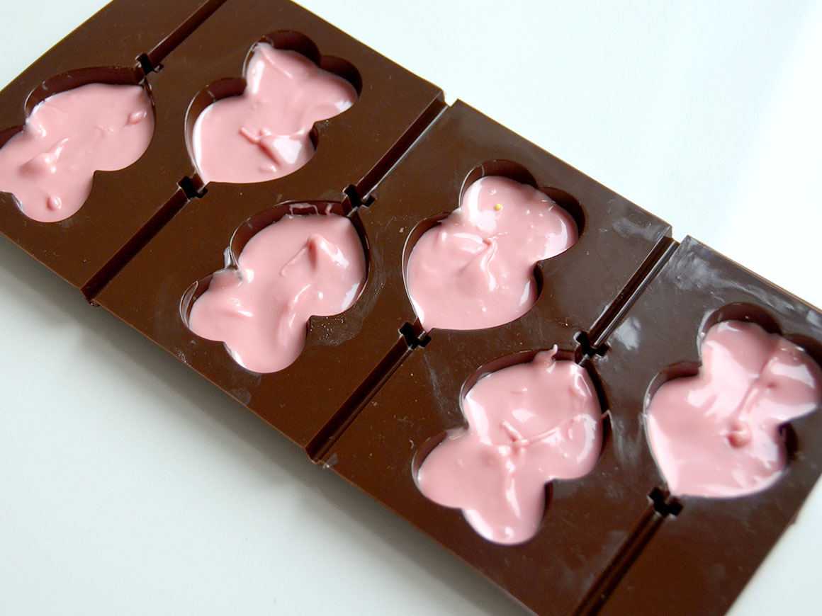 Schattige chocolaatjes voor Valentijnsdag