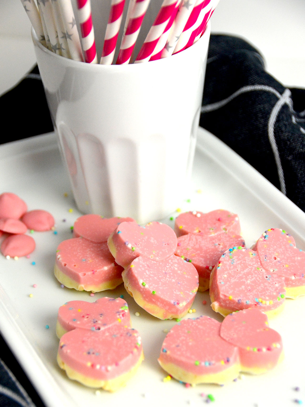 Schattige chocolaatjes voor Valentijnsdag