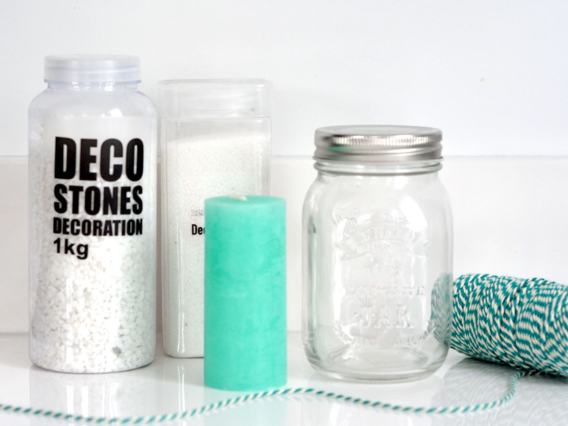 DIY: Mason jar kaarsen