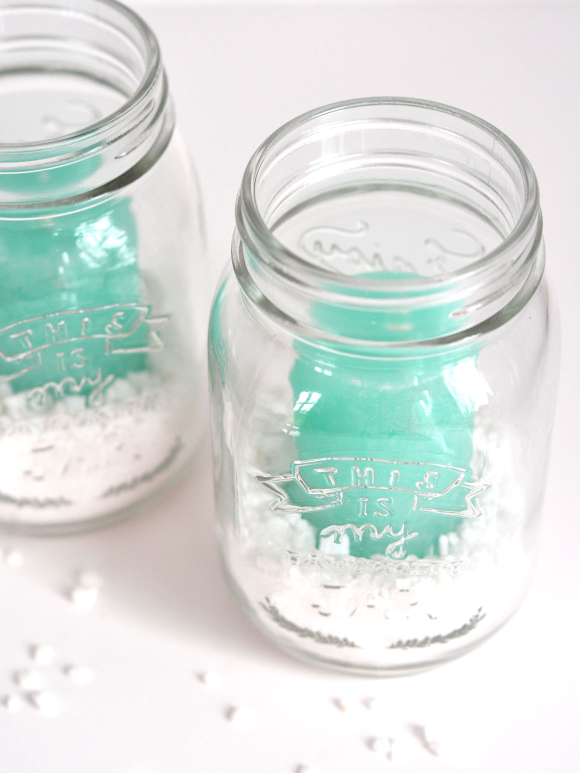 DIY: Mason jar kaarsen