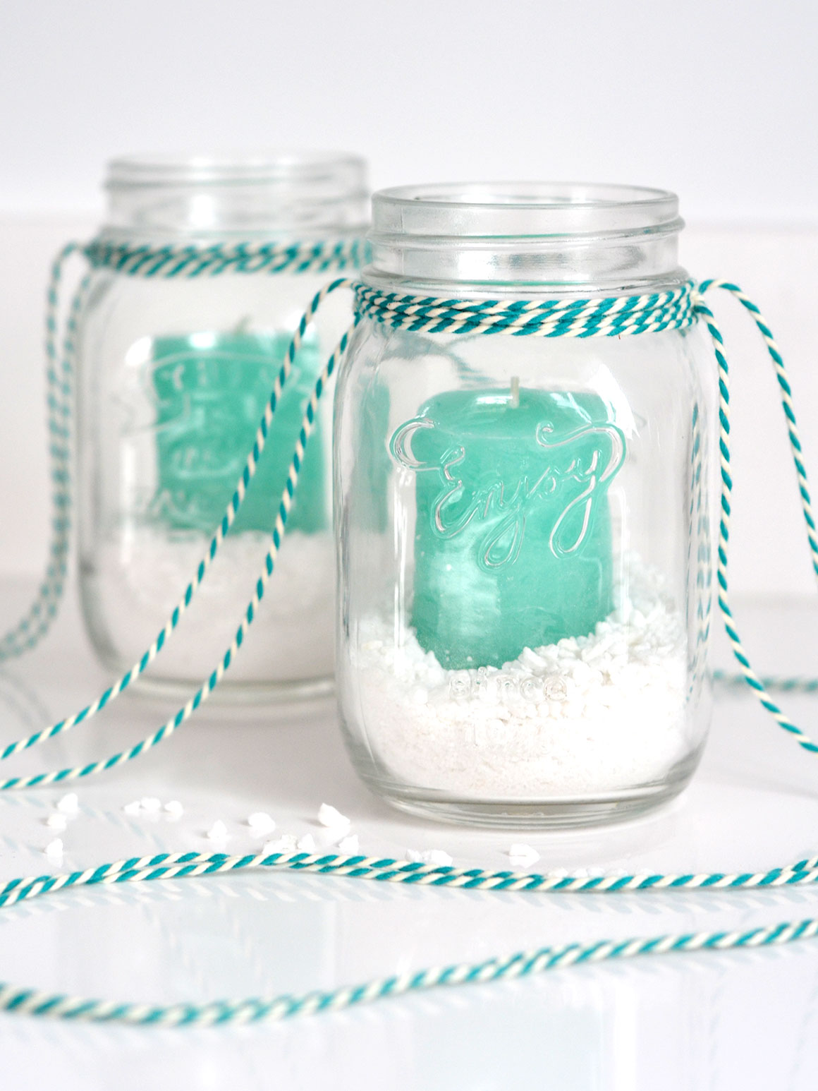 DIY: Mason jar kaarsen