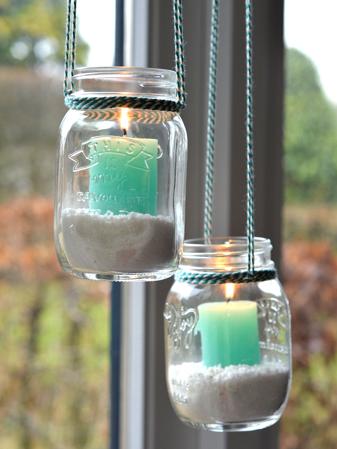 DIY: Mason jar kaarsen