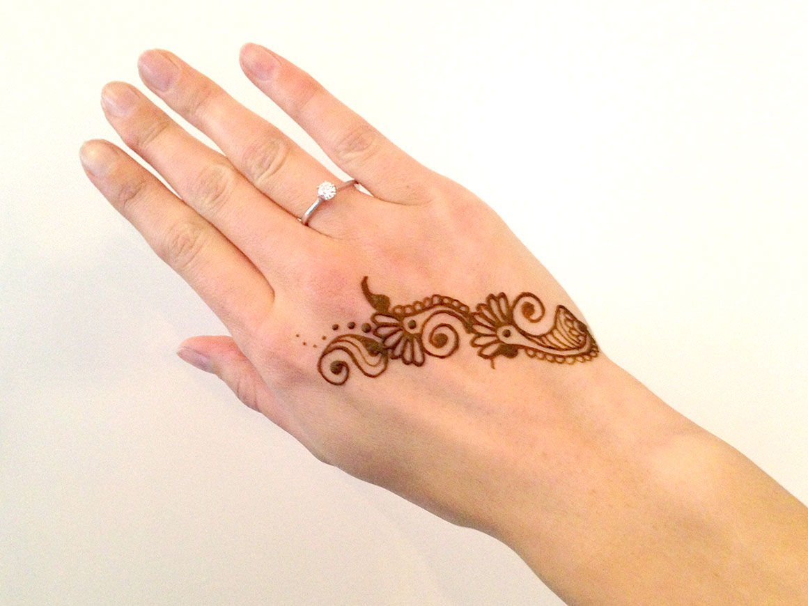 Onze bruiloft: Henna workshop