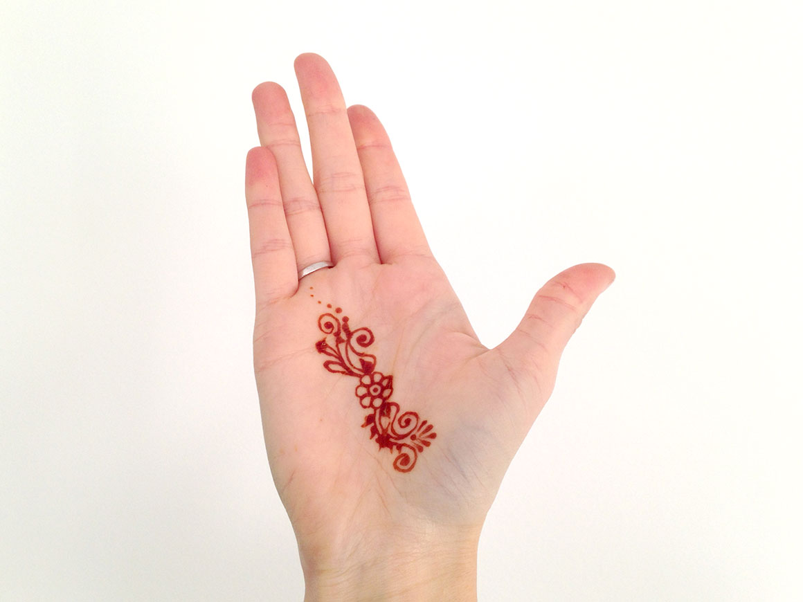 Onze bruiloft: Henna workshop