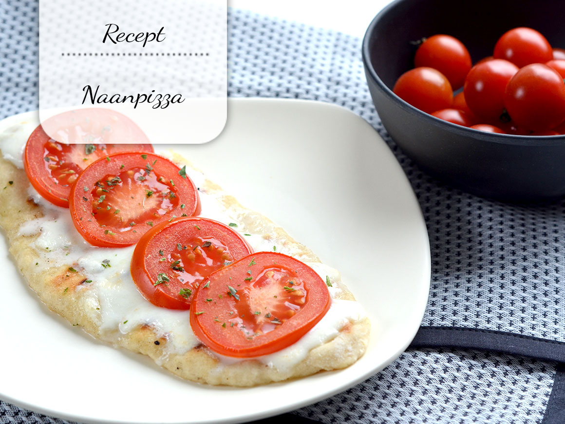 Simpele naanpizza