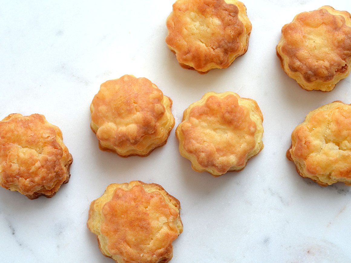 Makkelijke biscuits met roomkaas