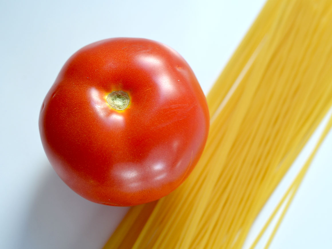 Hele simpele pasta met geitenkaas