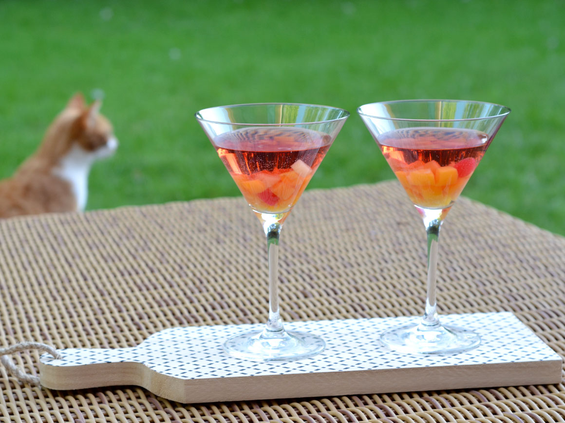 Zomerse rosé cocktail