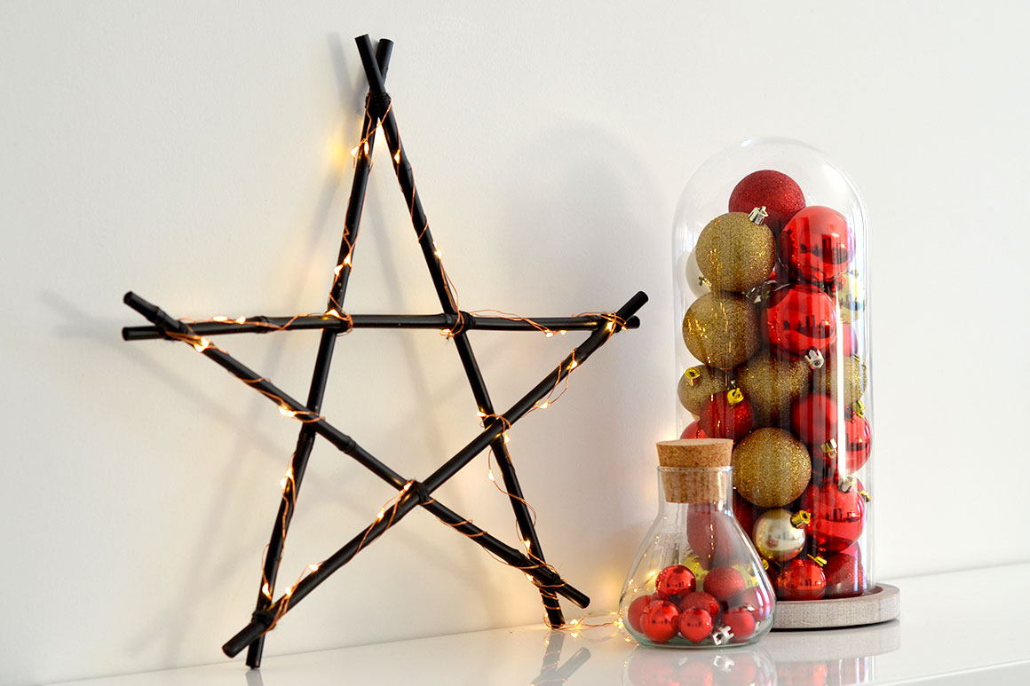 DIY: Kerstster met lampjes