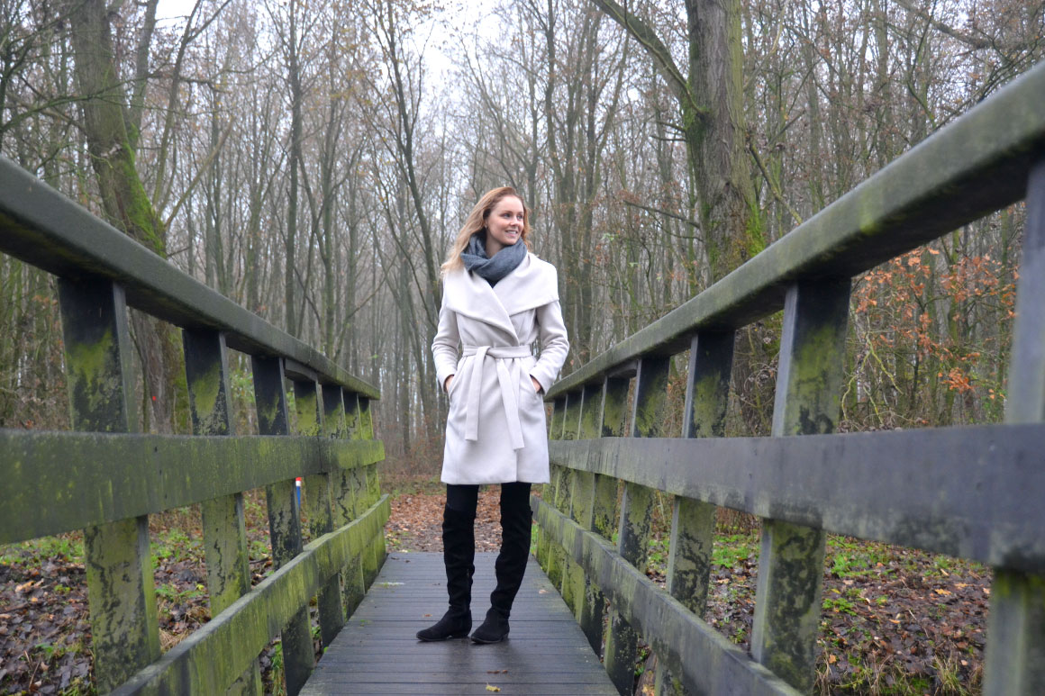 Outfit: Gestreepte jurk