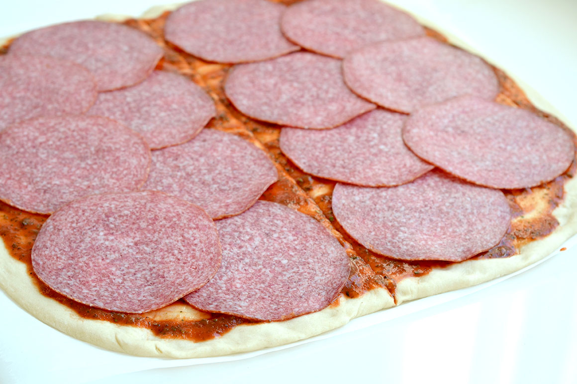 Pizzahapjes voor bij de borrel