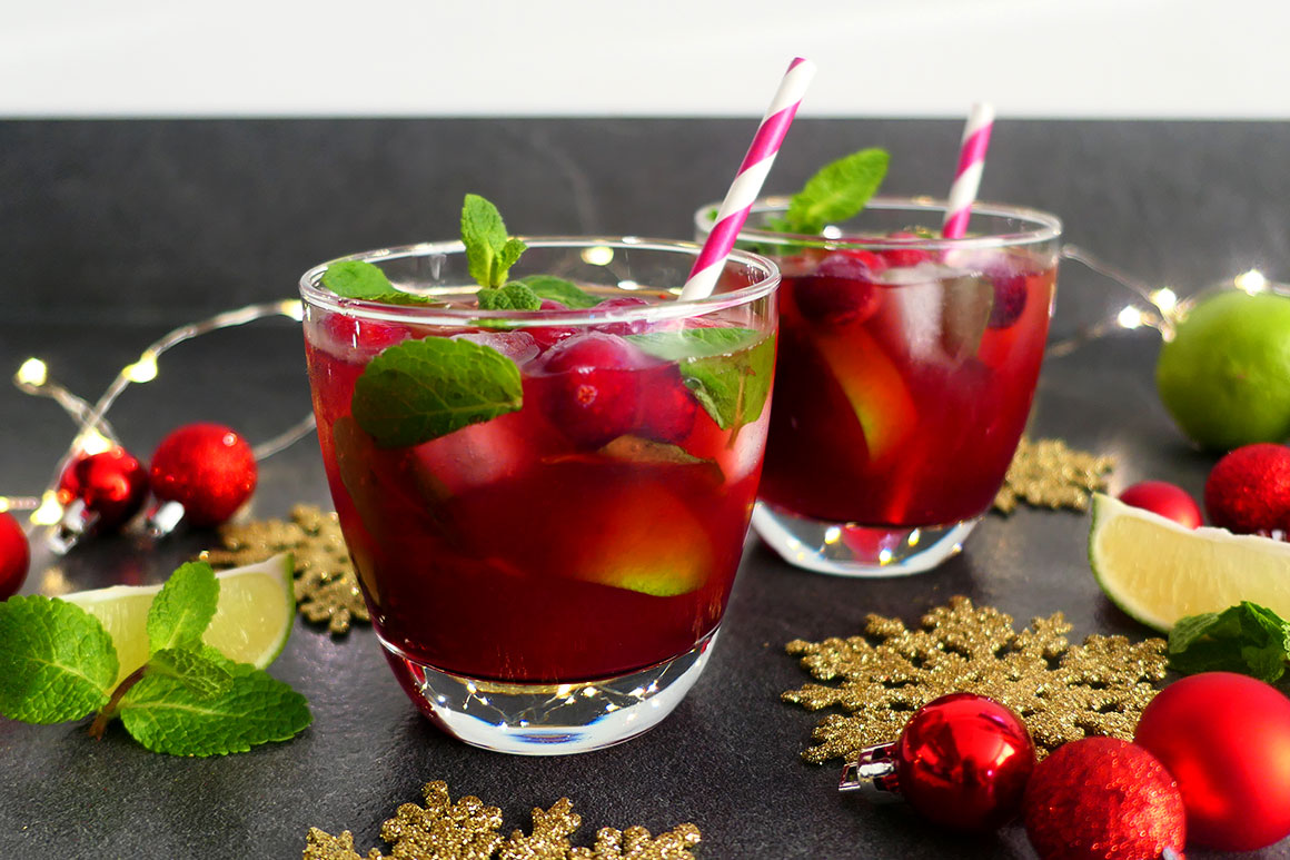 Alcoholvrije kerst cocktail