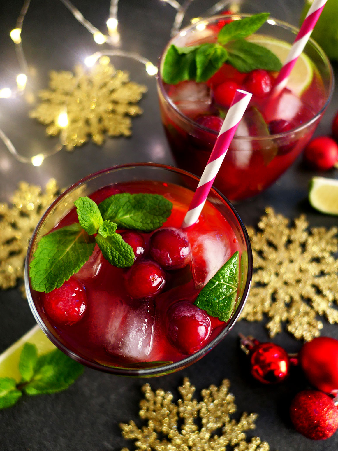 Alcoholvrije kerst cocktail