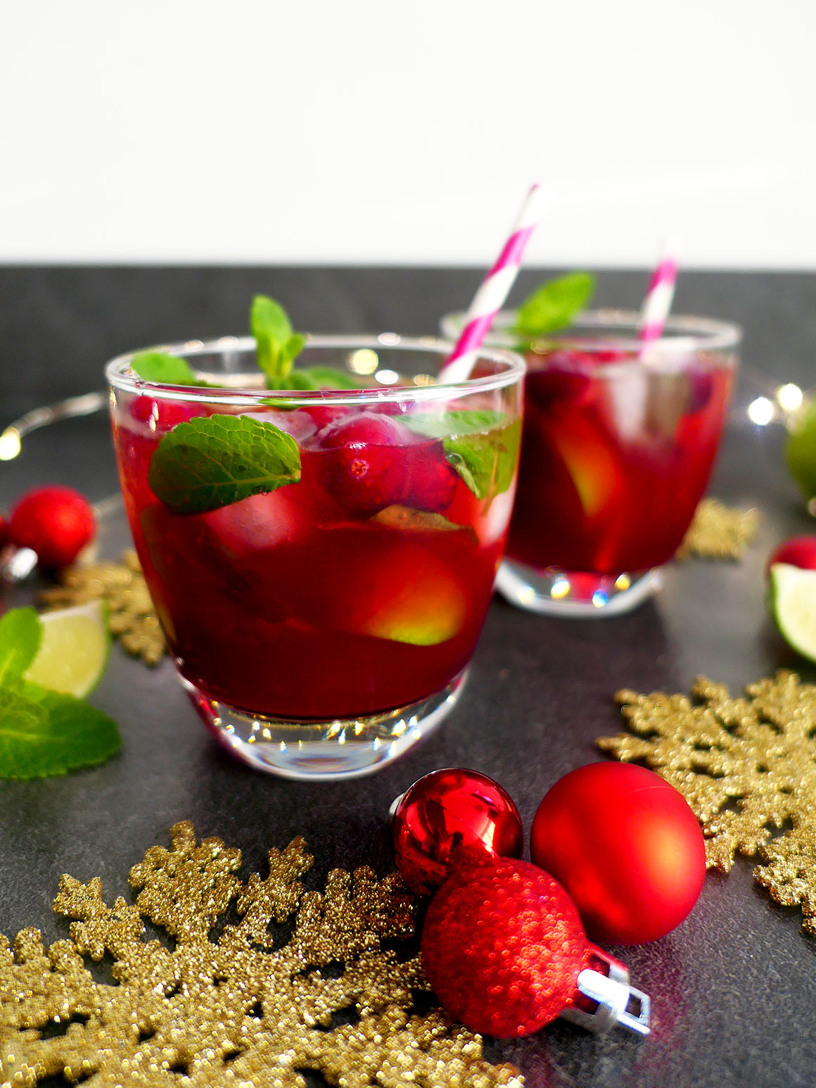 Alcoholvrije kerst cocktail