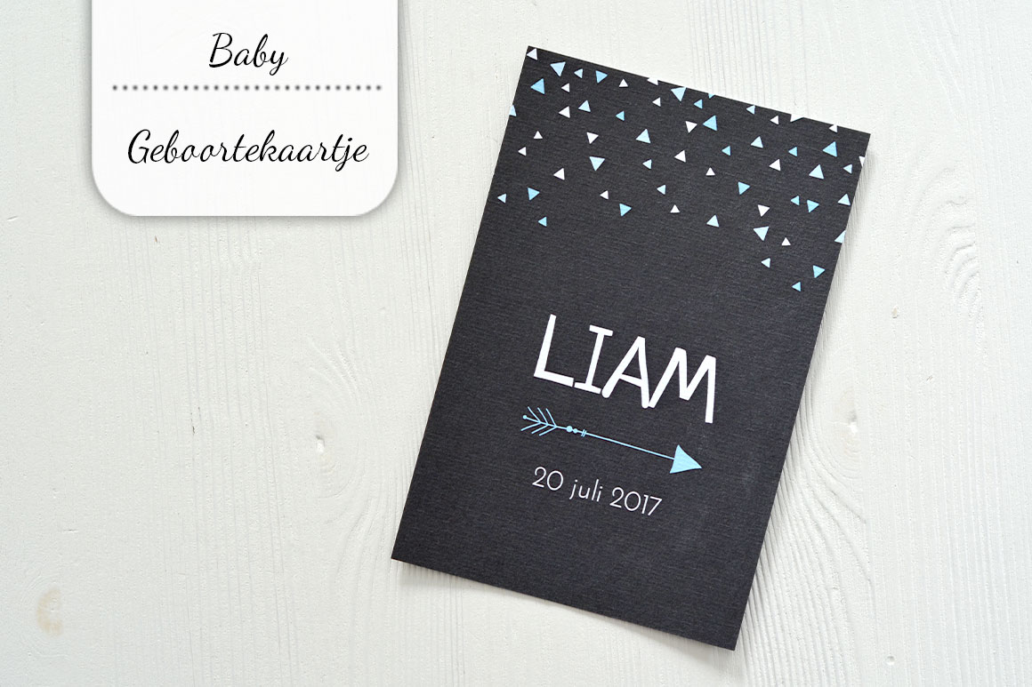 Baby update #1: Het geboortekaartje van Liam