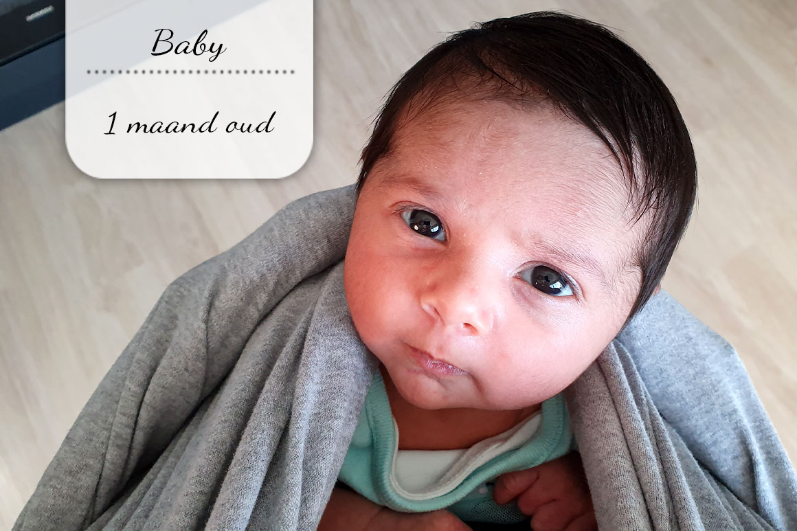 Baby update #16: Een maand oud