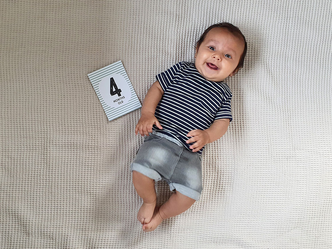 Baby update #27: Vier maanden oud
