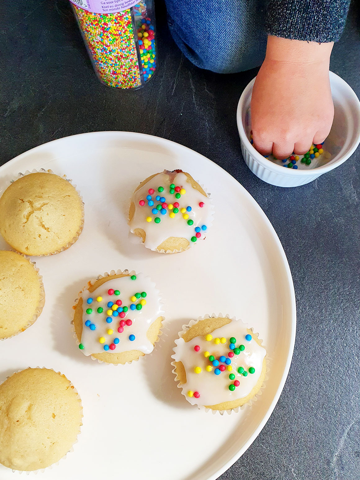 Cupcakes bakken met Liam (vegan)