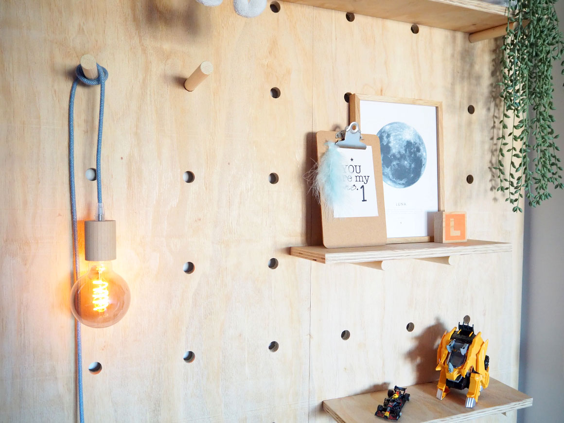 DIY: Groot pegboard