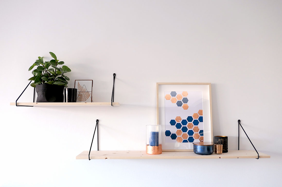 DIY: Hexagon art