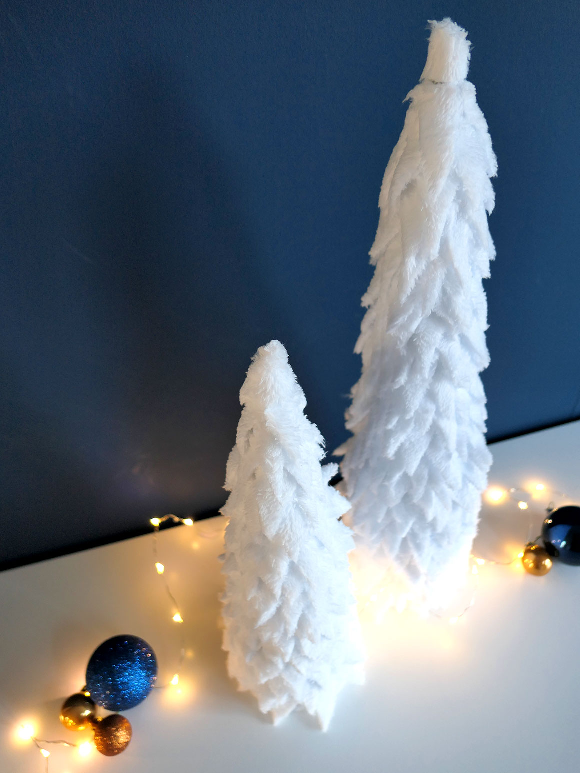 DIY: Kerstboompjes van stof