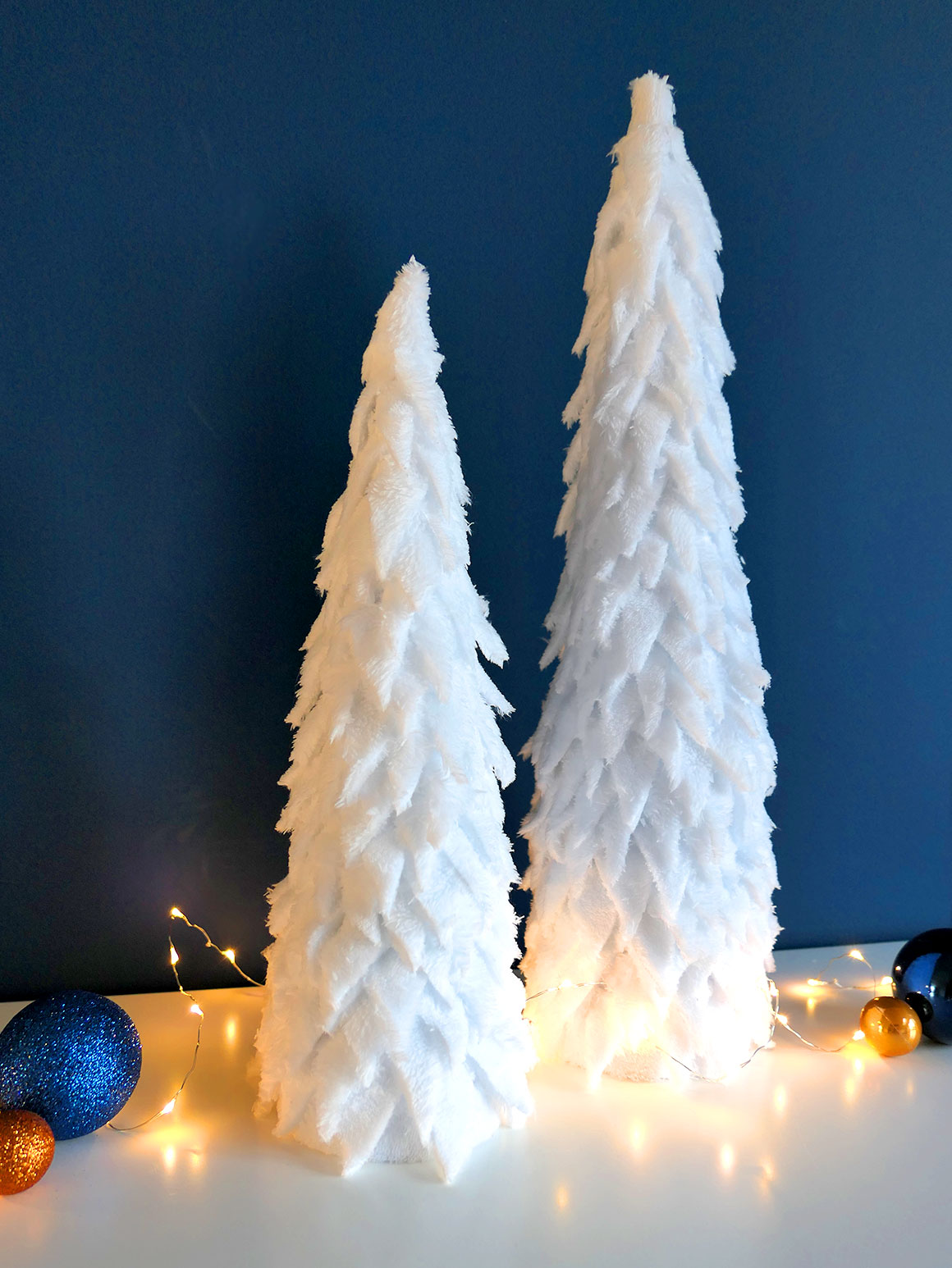 DIY: Kerstboompjes van stof