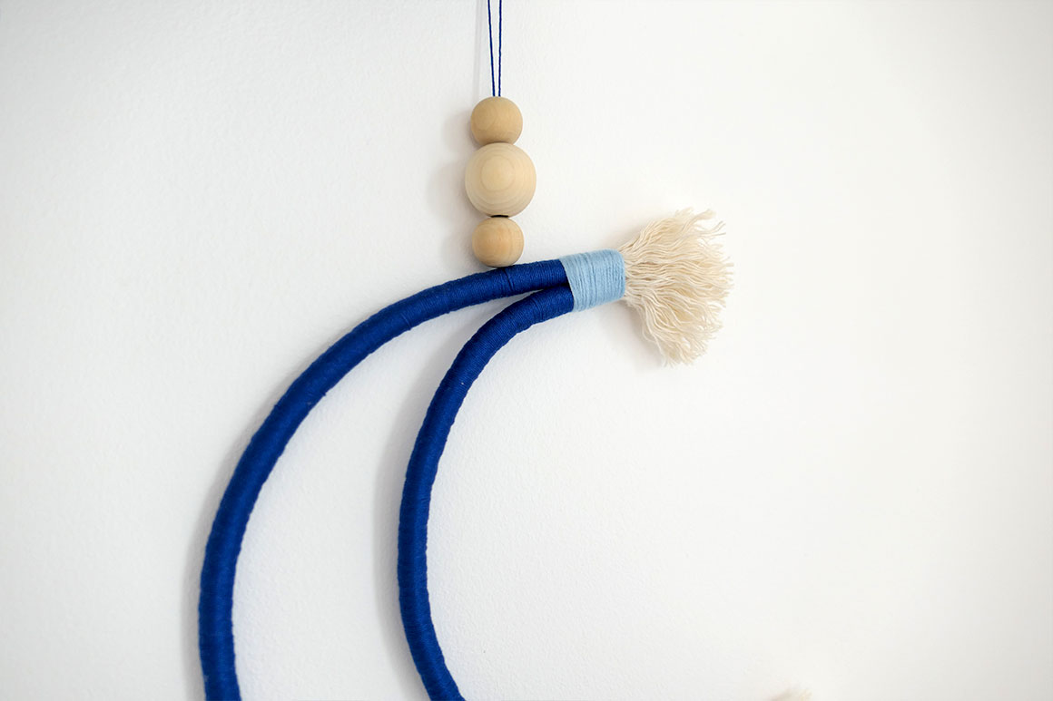 DIY: Maan macrame wandhanger