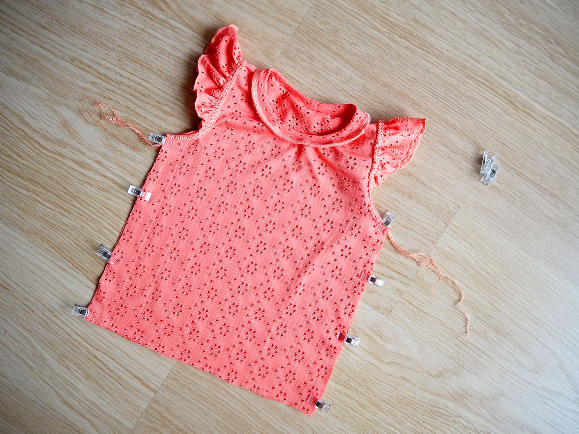 DIY: Meisjes topje met ruffles