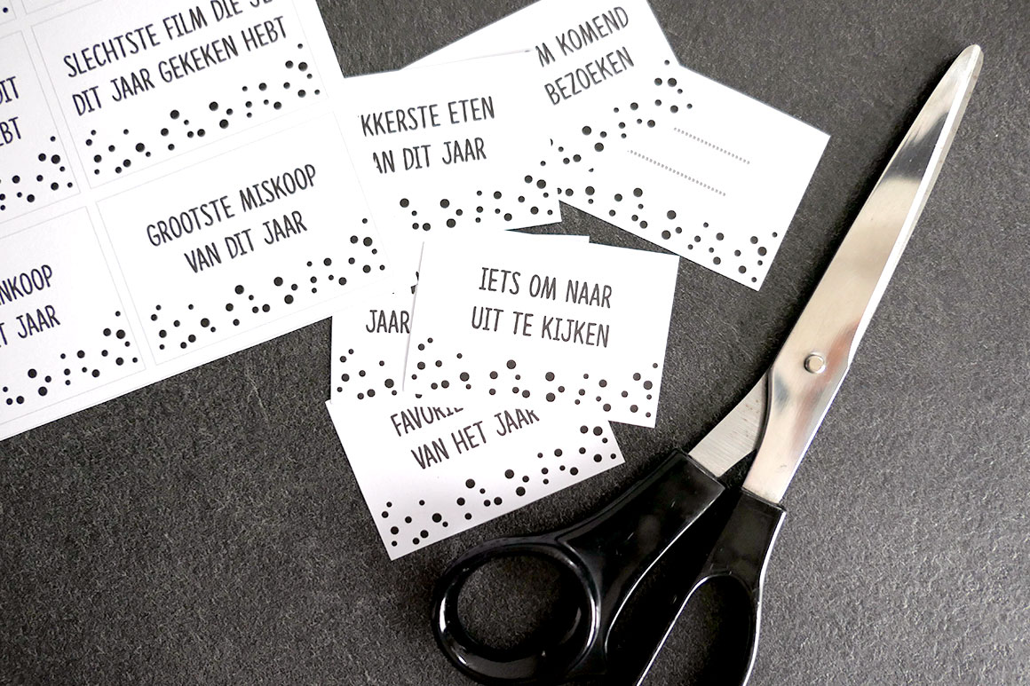 DIY: Oud & Nieuw gespreksstarters (gratis printable)