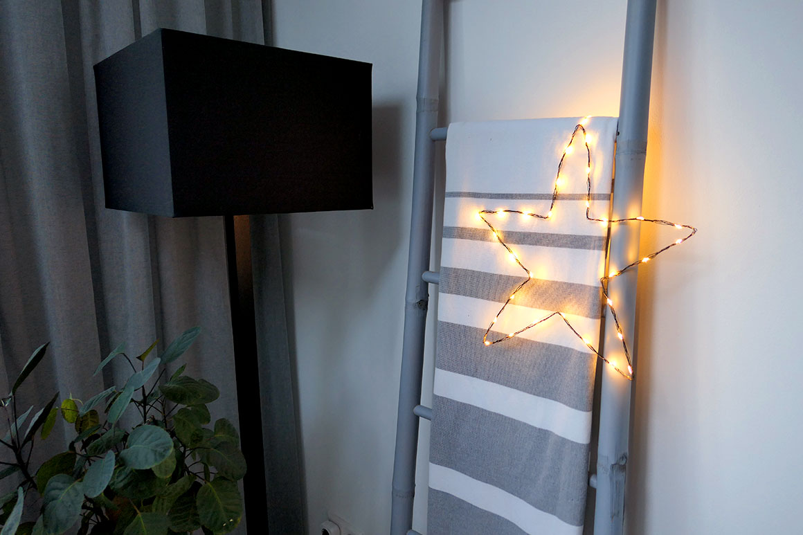 DIY: Snelle kerstster (met lichtjes)