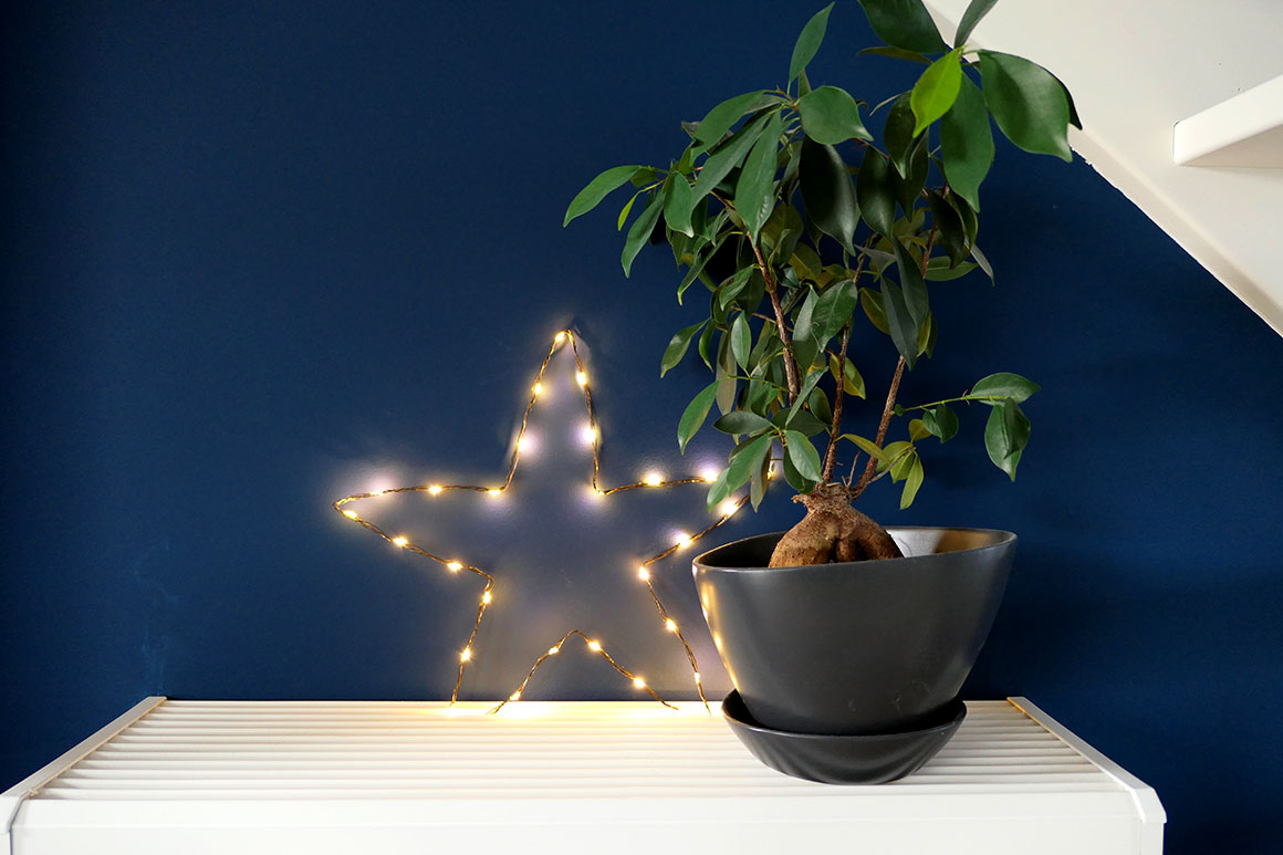 DIY: Snelle kerstster (met lichtjes)