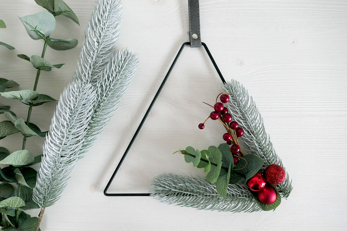 DIY: Subtiele kerstkrans