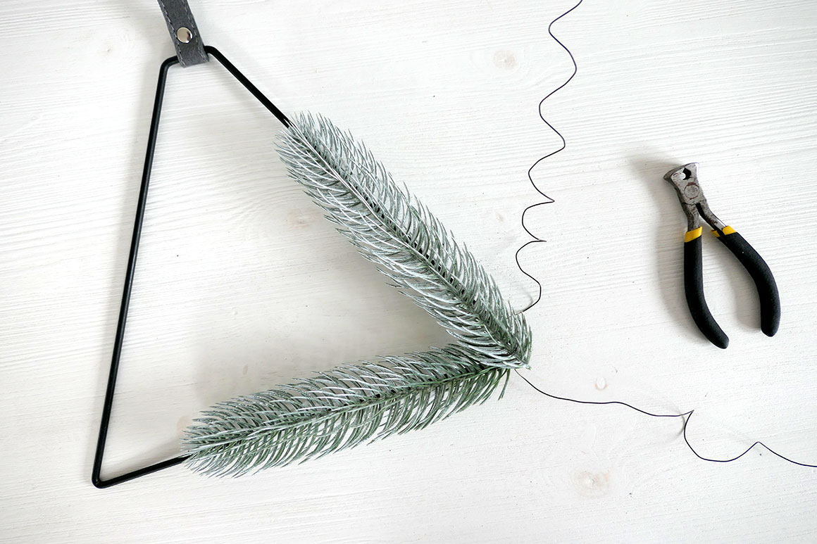 DIY: Subtiele kerstkrans