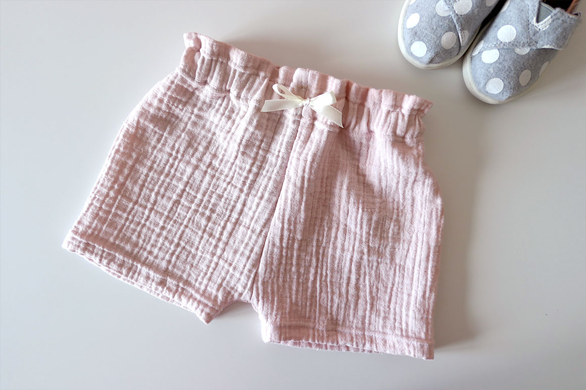 DIY: Baby short met ruffle randje